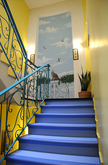 Casa di cura Prealpi, ricovero per anziani. Interno della struttura